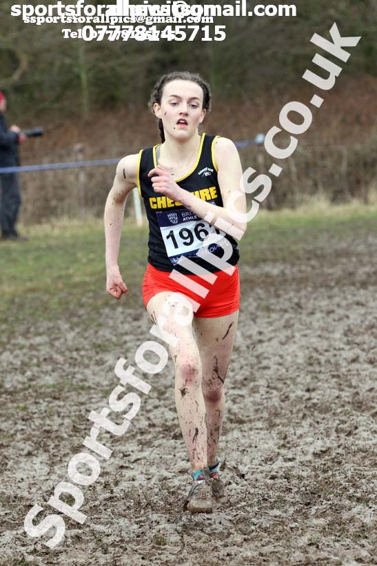 Womens under-17s 2018 British Inter Counties Cross Country Champs., Prestwold Hall, Loughborough. Photo: David T. Hewitson/Sports for All Pics